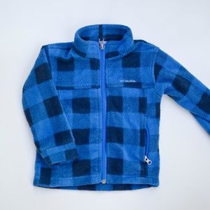 Columbia Boy's Plaid Fleece - Size 2T